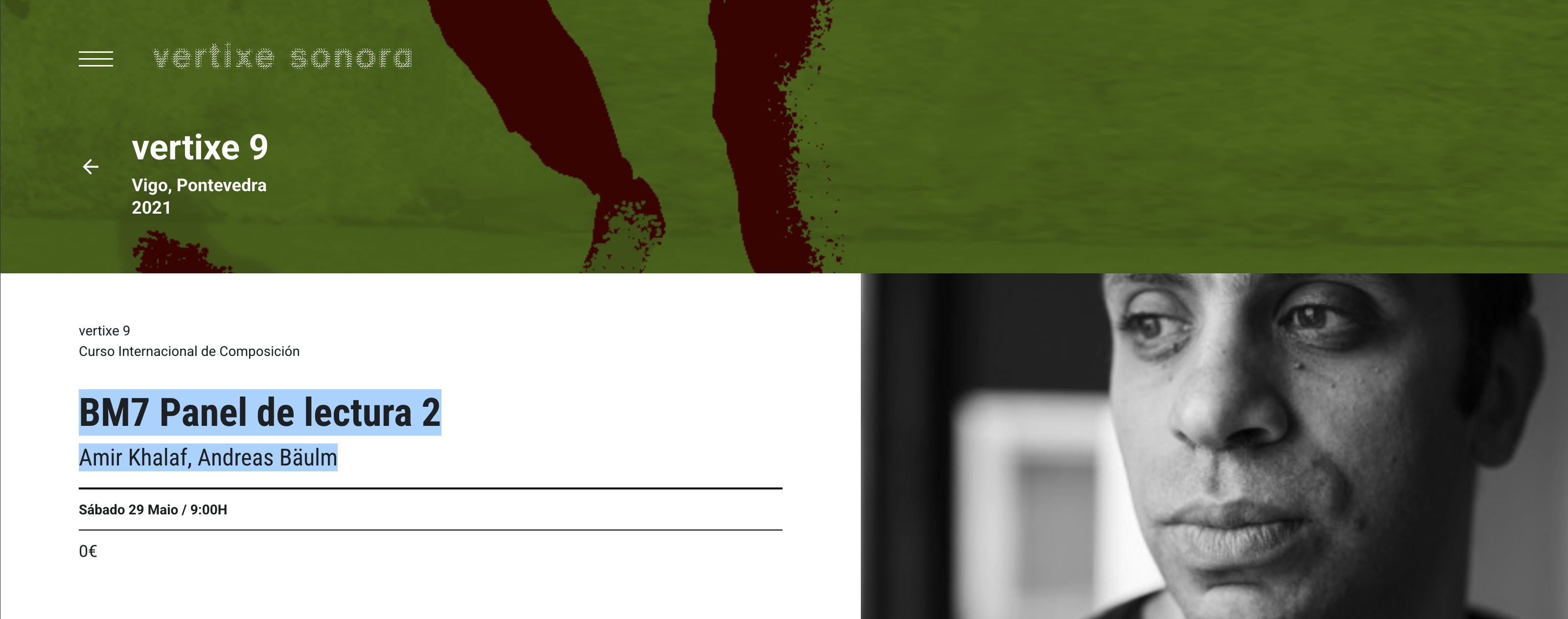 BM7 Panel de lectura 2 Amir Khalaf